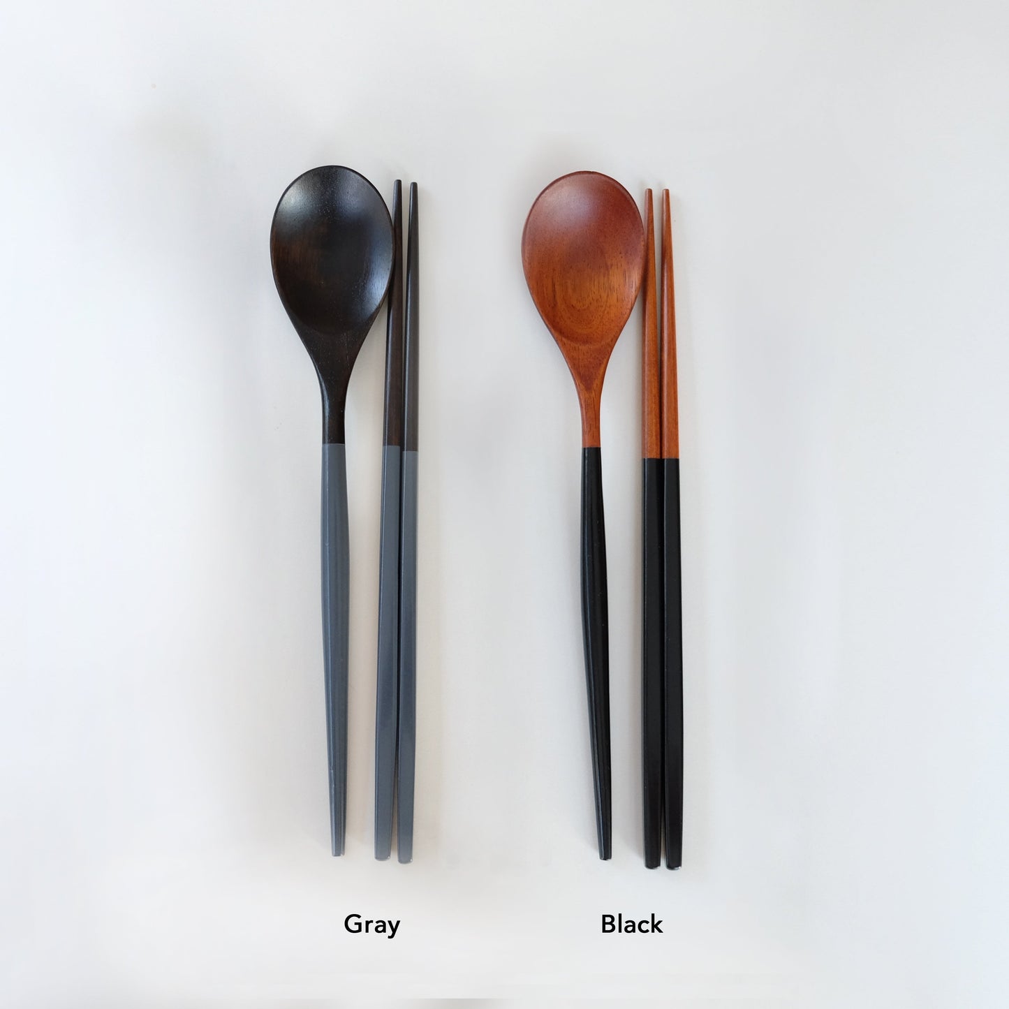 Monotone Spoon and Chopsticks Set