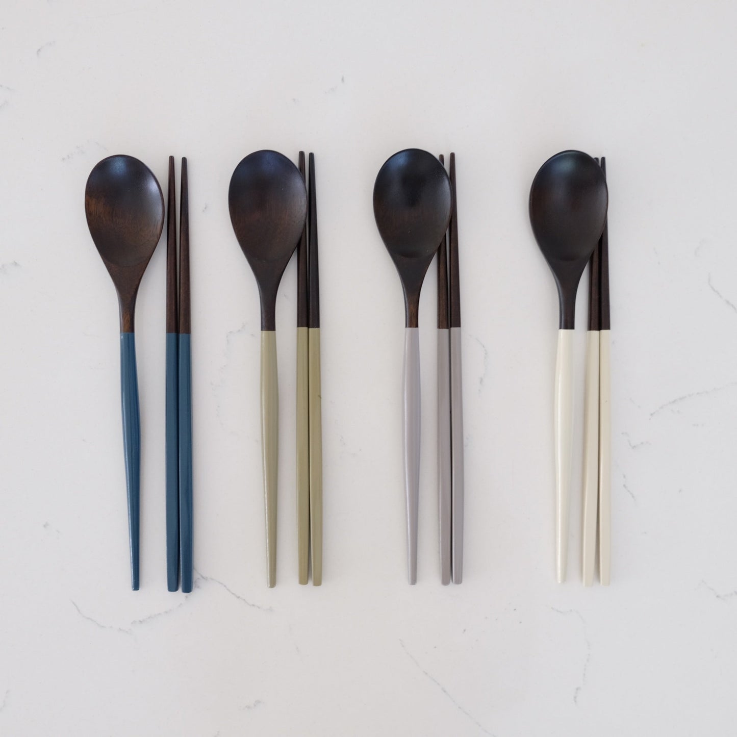 Monotone Spoon and Chopsticks Set