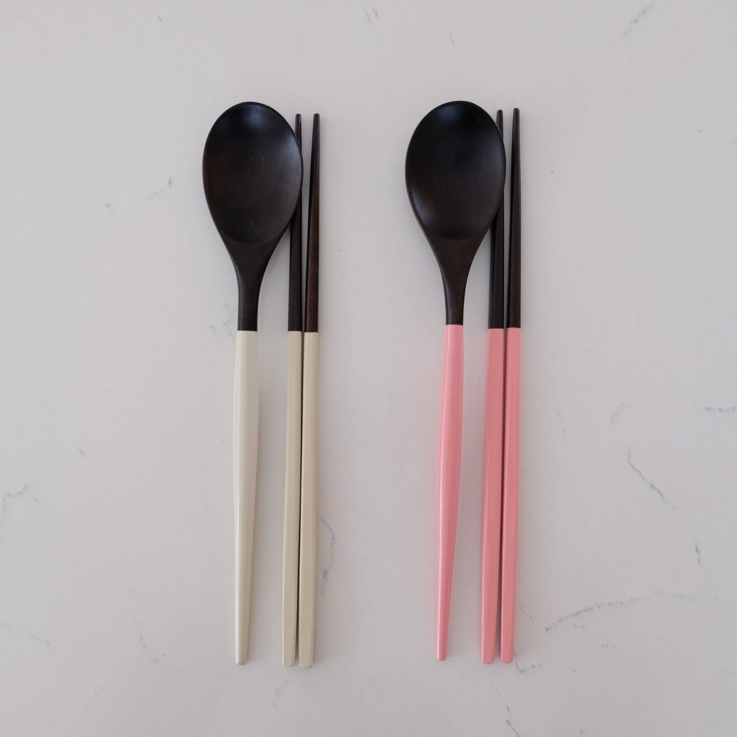 Monotone Spoon and Chopsticks Set